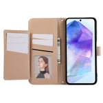 For Samsung Galaxy A15 5G / 4G Leather Phone Case with Card Holder, Wallet, Straps Protective Flip Cover