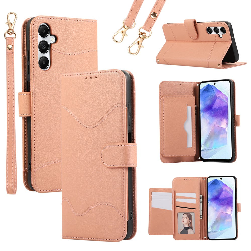 For Samsung Galaxy A15 5G / 4G Leather Phone Case with Card Holder, Wallet, Straps Protective Flip Cover