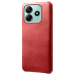 For Xiaomi Redmi Note 14 5G Case Calf Texture PU Leather Hard PC Protective Phone Cover