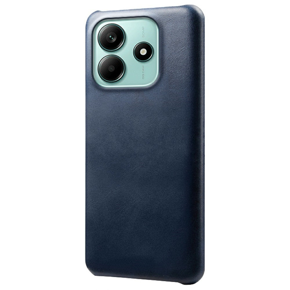 For Xiaomi Redmi Note 14 5G Case Calf Texture PU Leather Hard PC Protective Phone Cover