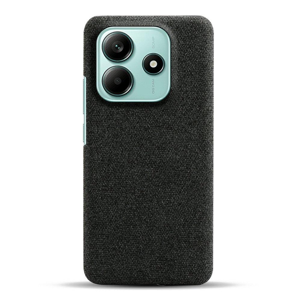 For Xiaomi Redmi Note 14 5G Phone Case Cloth Texture Anti-Scratch Protective PC Back Cover