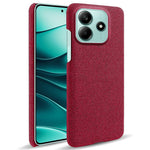 For Xiaomi Redmi Note 14 5G Phone Case Cloth Texture Anti-Scratch Protective PC Back Cover