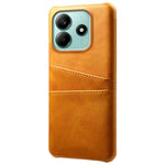 For Xiaomi Redmi Note 14 5G Case Dual Card Slots PU Leather + Hard PC Phone Cover