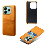 For Xiaomi Redmi Note 14 5G Case Dual Card Slots PU Leather + Hard PC Phone Cover