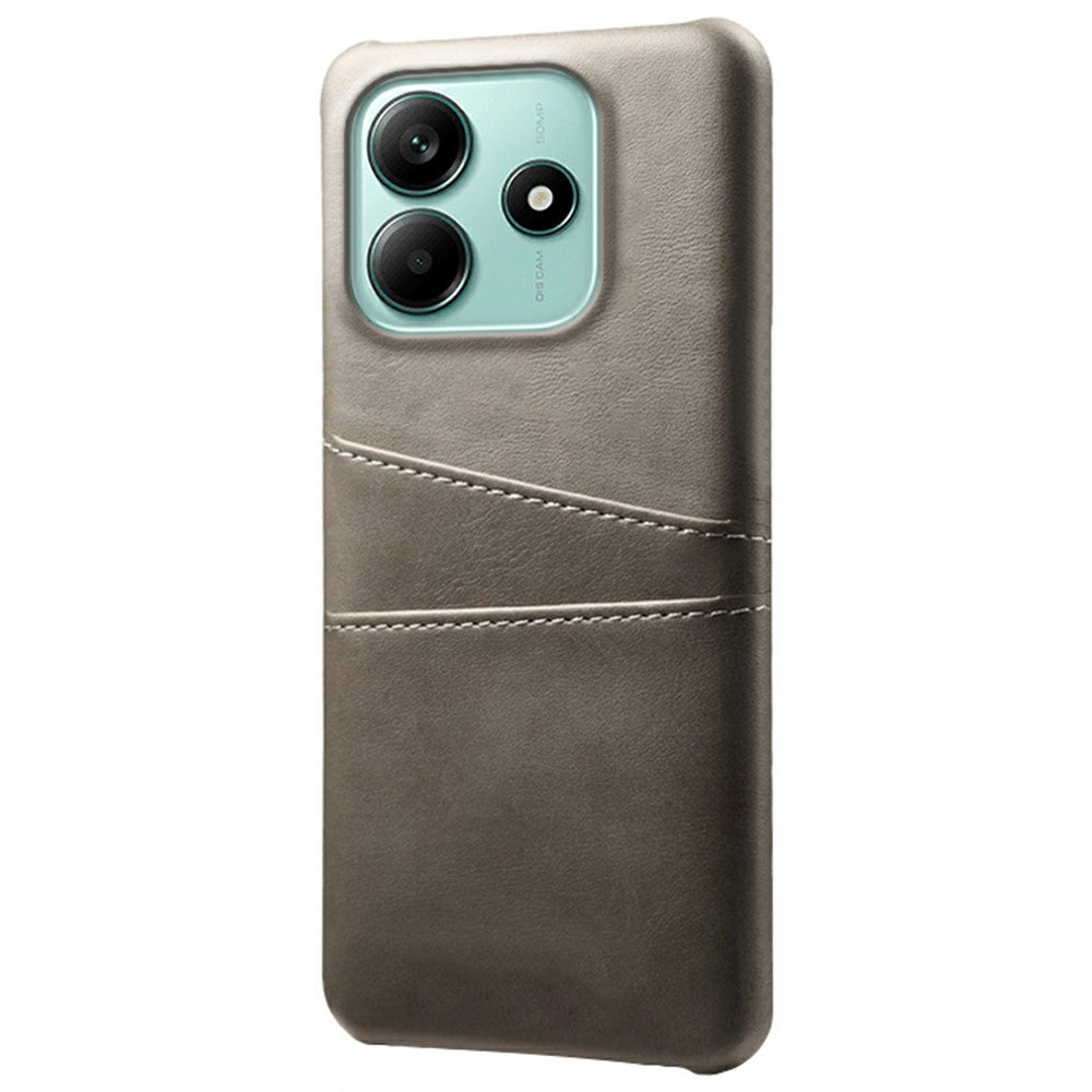 For Xiaomi Redmi Note 14 5G Case Dual Card Slots PU Leather + Hard PC Phone Cover