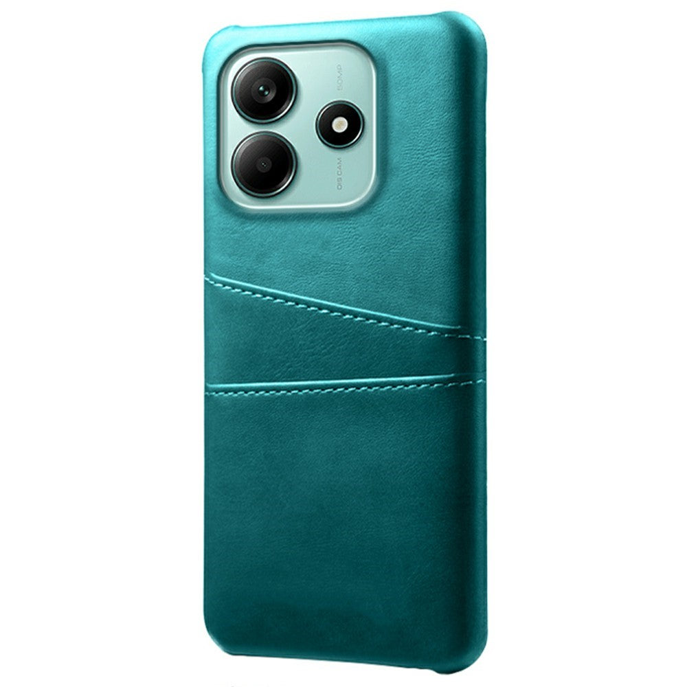 For Xiaomi Redmi Note 14 5G Case Dual Card Slots PU Leather + Hard PC Phone Cover