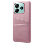 For Xiaomi Redmi Note 14 5G Case Dual Card Slots PU Leather + Hard PC Phone Cover