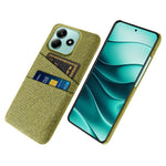 For Xiaomi Redmi Note 14 5G Case Cloth + Hard PC Phone Cover with Dual Card Slots