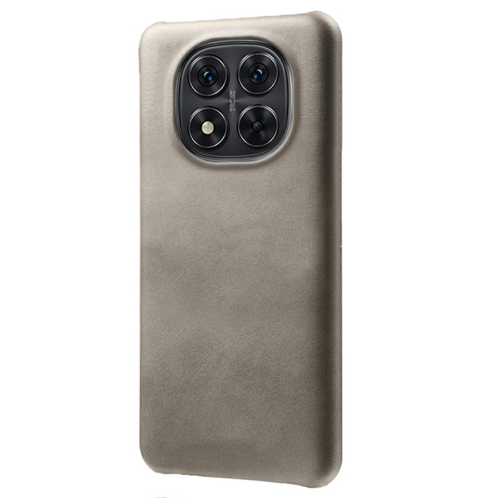 For Xiaomi Redmi Note 14 Pro 5G / Poco X7 5G Case Calf Texture PU Leather Hard PC Protective Phone Cover