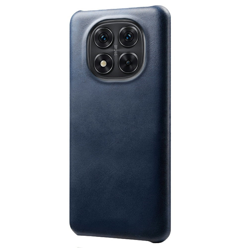 For Xiaomi Redmi Note 14 Pro 5G / Poco X7 5G Case Calf Texture PU Leather Hard PC Protective Phone Cover