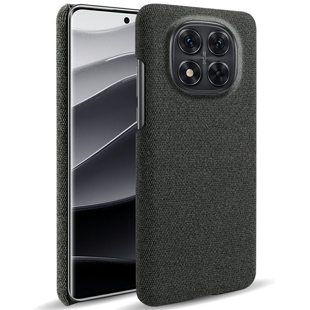 For Xiaomi Redmi Note 14 Pro 5G / Poco X7 5G Phone Case Cloth Texture Anti-Scratch Protective PC Back Cover