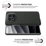 For Xiaomi Redmi Note 14 Pro 5G / Poco X7 5G Phone Case Cloth Texture Anti-Scratch Protective PC Back Cover
