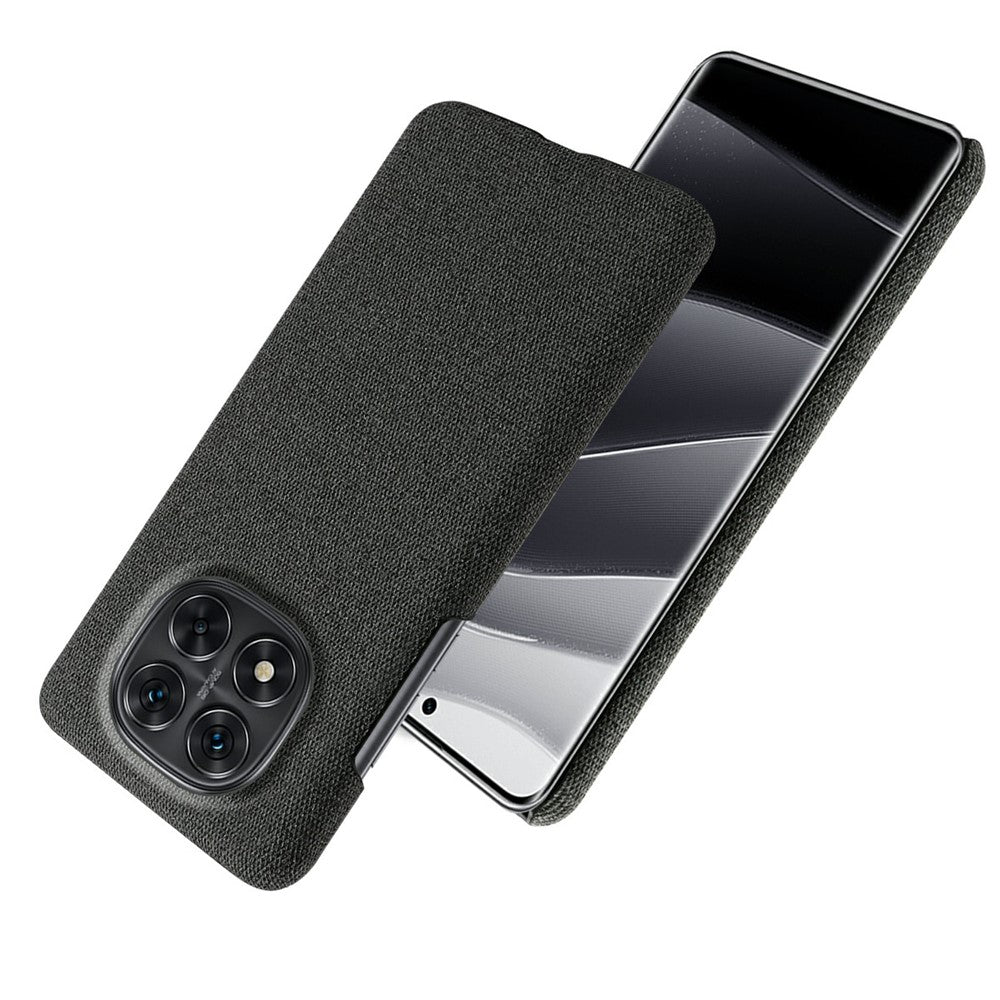 For Xiaomi Redmi Note 14 Pro 5G / Poco X7 5G Phone Case Cloth Texture Anti-Scratch Protective PC Back Cover