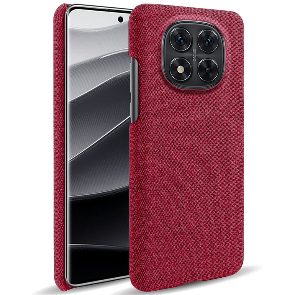 For Xiaomi Redmi Note 14 Pro 5G / Poco X7 5G Phone Case Cloth Texture Anti-Scratch Protective PC Back Cover