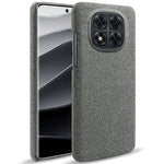 For Xiaomi Redmi Note 14 Pro 5G / Poco X7 5G Phone Case Cloth Texture Anti-Scratch Protective PC Back Cover