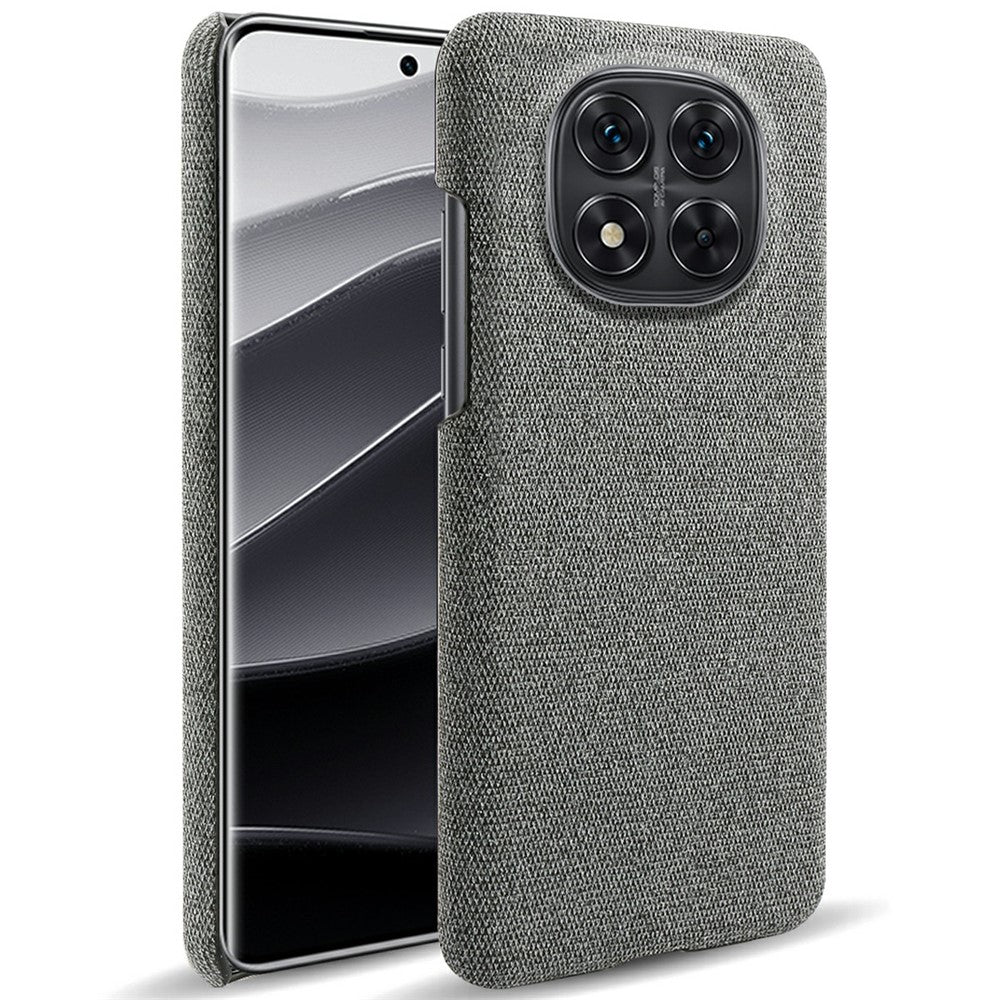 For Xiaomi Redmi Note 14 Pro 5G / Poco X7 5G Phone Case Cloth Texture Anti-Scratch Protective PC Back Cover