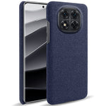For Xiaomi Redmi Note 14 Pro 5G / Poco X7 5G Phone Case Cloth Texture Anti-Scratch Protective PC Back Cover