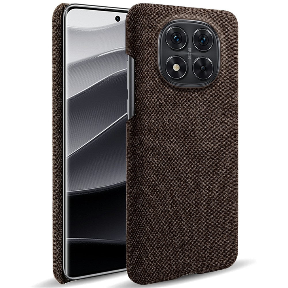 For Xiaomi Redmi Note 14 Pro 5G / Poco X7 5G Phone Case Cloth Texture Anti-Scratch Protective PC Back Cover