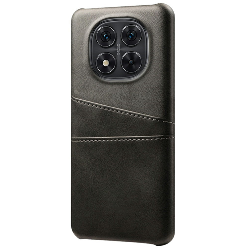 For Xiaomi Redmi Note 14 Pro 5G / Poco X7 5G Case Dual Card Slots PU Leather + Hard PC Phone Cover