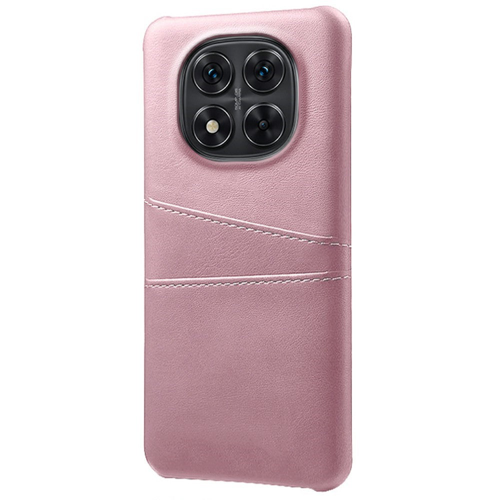 For Xiaomi Redmi Note 14 Pro 5G / Poco X7 5G Case Dual Card Slots PU Leather + Hard PC Phone Cover
