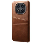 For Xiaomi Redmi Note 14 Pro 5G / Poco X7 5G Case Dual Card Slots PU Leather + Hard PC Phone Cover
