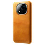 For Xiaomi Redmi Note 14 Pro+ 5G Case Calf Texture PU Leather Hard PC Protective Phone Cover