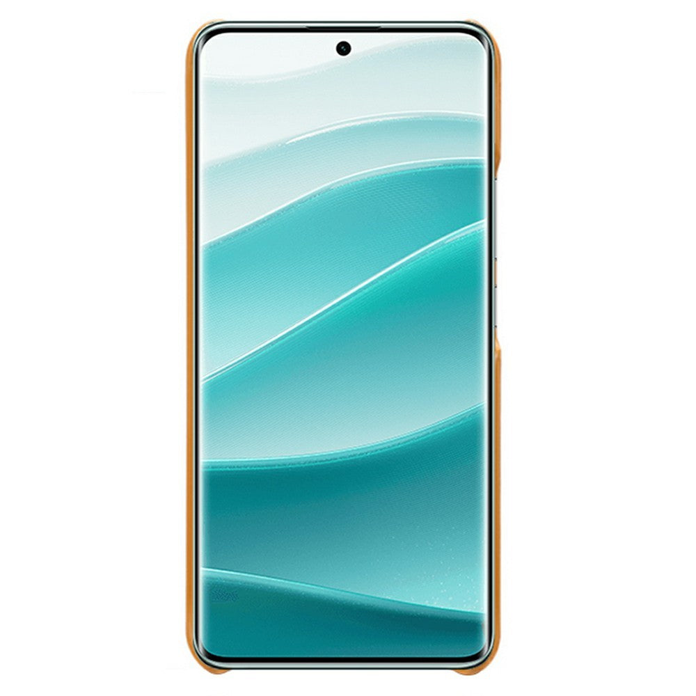 For Xiaomi Redmi Note 14 Pro+ 5G Case Calf Texture PU Leather Hard PC Protective Phone Cover