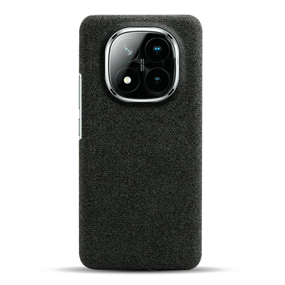 For Xiaomi Redmi Note 14 Pro+ 5G Phone Case Cloth Texture Anti-Scratch Protective PC Back Cover
