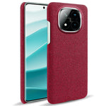 For Xiaomi Redmi Note 14 Pro+ 5G Phone Case Cloth Texture Anti-Scratch Protective PC Back Cover