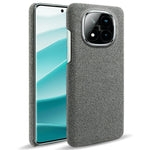 For Xiaomi Redmi Note 14 Pro+ 5G Phone Case Cloth Texture Anti-Scratch Protective PC Back Cover