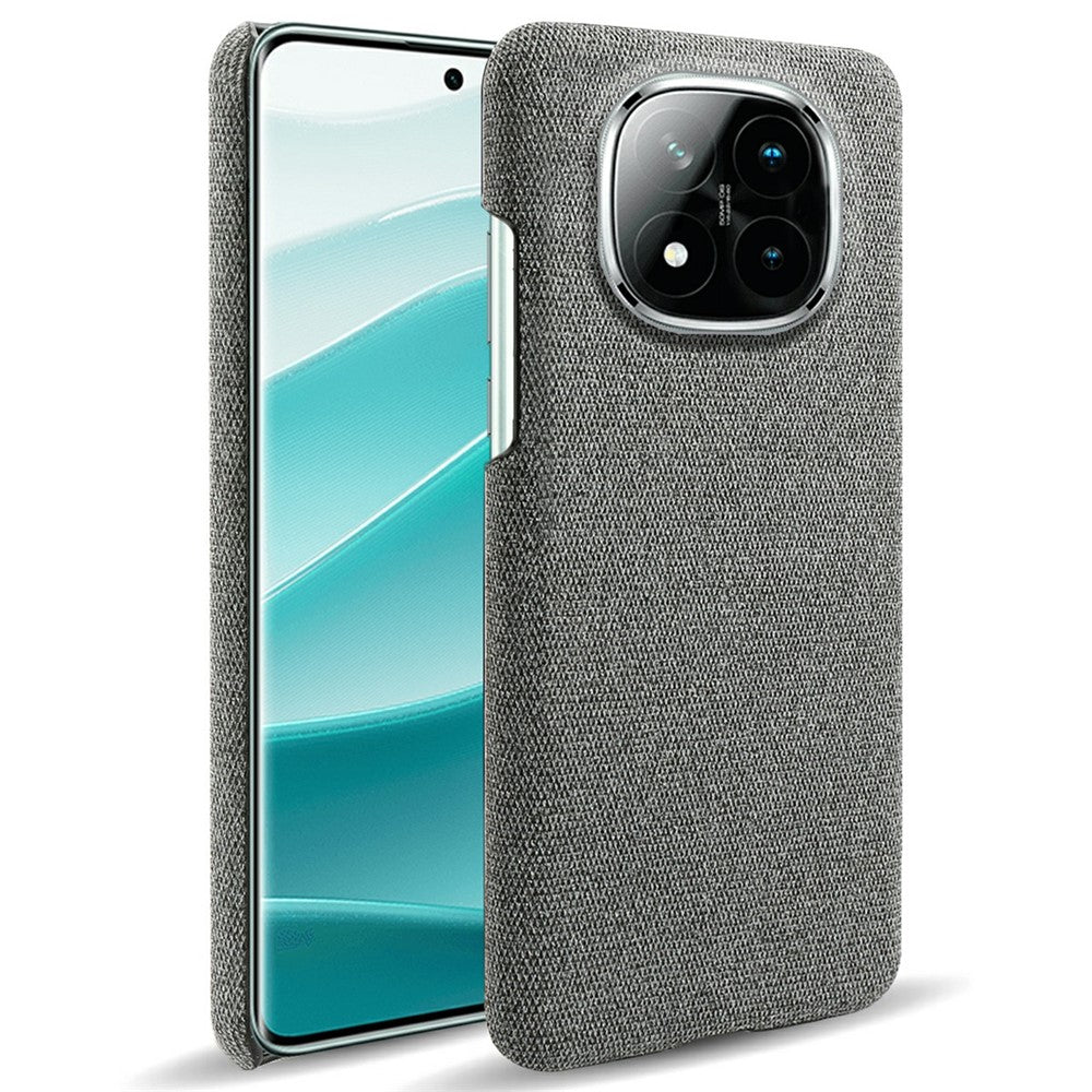 For Xiaomi Redmi Note 14 Pro+ 5G Phone Case Cloth Texture Anti-Scratch Protective PC Back Cover