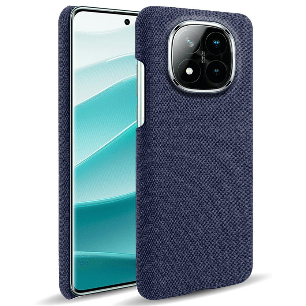 For Xiaomi Redmi Note 14 Pro+ 5G Phone Case Cloth Texture Anti-Scratch Protective PC Back Cover