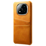 For Xiaomi Redmi Note 14 Pro+ 5G Case Dual Card Slots PU Leather + Hard PC Phone Cover