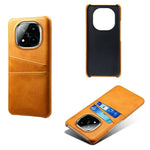 For Xiaomi Redmi Note 14 Pro+ 5G Case Dual Card Slots PU Leather + Hard PC Phone Cover