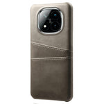 For Xiaomi Redmi Note 14 Pro+ 5G Case Dual Card Slots PU Leather + Hard PC Phone Cover