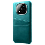 For Xiaomi Redmi Note 14 Pro+ 5G Case Dual Card Slots PU Leather + Hard PC Phone Cover