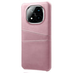 For Xiaomi Redmi Note 14 Pro+ 5G Case Dual Card Slots PU Leather + Hard PC Phone Cover