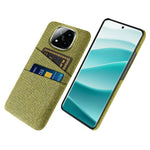 For Xiaomi Redmi Note 14 Pro+ 5G Case Cloth + Hard PC Phone Cover with Dual Card Slots