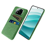 For Xiaomi Redmi Note 14 Pro+ 5G Case Cloth + Hard PC Phone Cover with Dual Card Slots