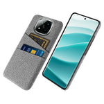 For Xiaomi Redmi Note 14 Pro+ 5G Case Cloth + Hard PC Phone Cover with Dual Card Slots