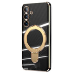 For Samsung Galaxy S25 Kickstand Magnetic Case TPU Phone Cover