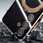 For Samsung Galaxy S25 Kickstand Magnetic Case TPU Phone Cover