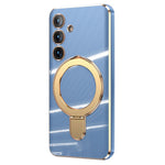 For Samsung Galaxy S25 Kickstand Magnetic Case TPU Phone Cover