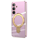 For Samsung Galaxy S25 Kickstand Magnetic Case TPU Phone Cover