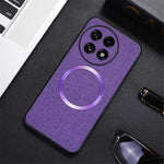 For OnePlus 13 Magnetic Case Drop-Proof TPU+Cloth Back Phone Cover