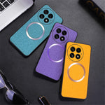 For OnePlus 13 Magnetic Case Drop-Proof TPU+Cloth Back Phone Cover