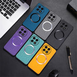 For OnePlus 13 Magnetic Case Drop-Proof TPU+Cloth Back Phone Cover