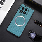 For OnePlus 13 Magnetic Case Drop-Proof TPU+Cloth Back Phone Cover