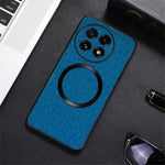 For OnePlus 13 Magnetic Case Drop-Proof TPU+Cloth Back Phone Cover