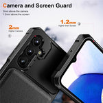 Til Samsung Galaxy A16 5G Etui Kortlomme Støtteben PU+TPU Telefoncover